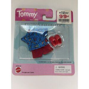 Original Mattel Kelly doll Ryan Tommy New Rare HTF Tool box Shirt & Short set